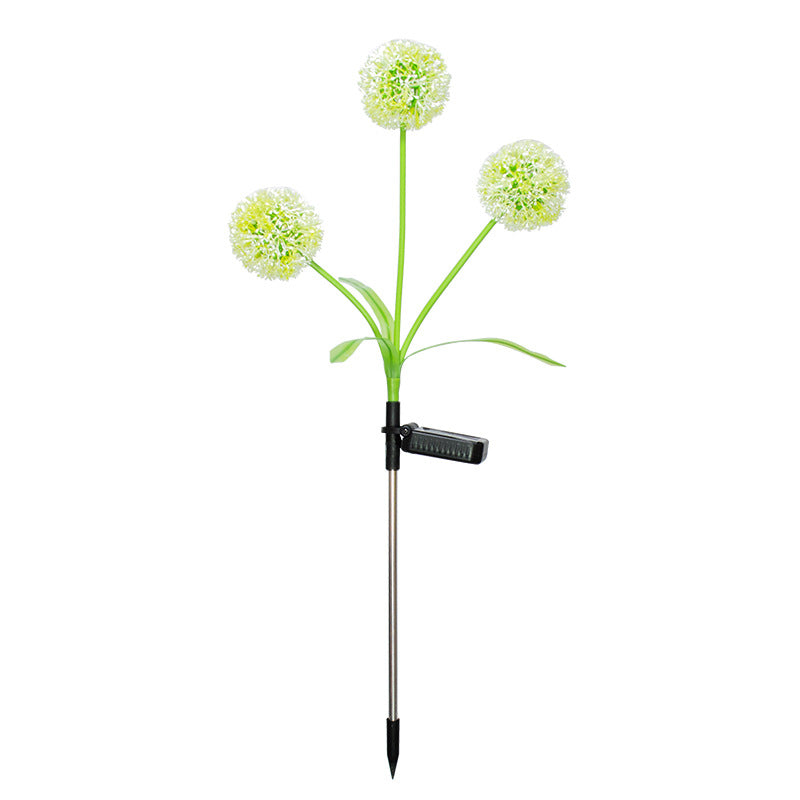 LED Solar Dandelion Garden Light Waterproof Outdoor Decorative Landscape Lamp