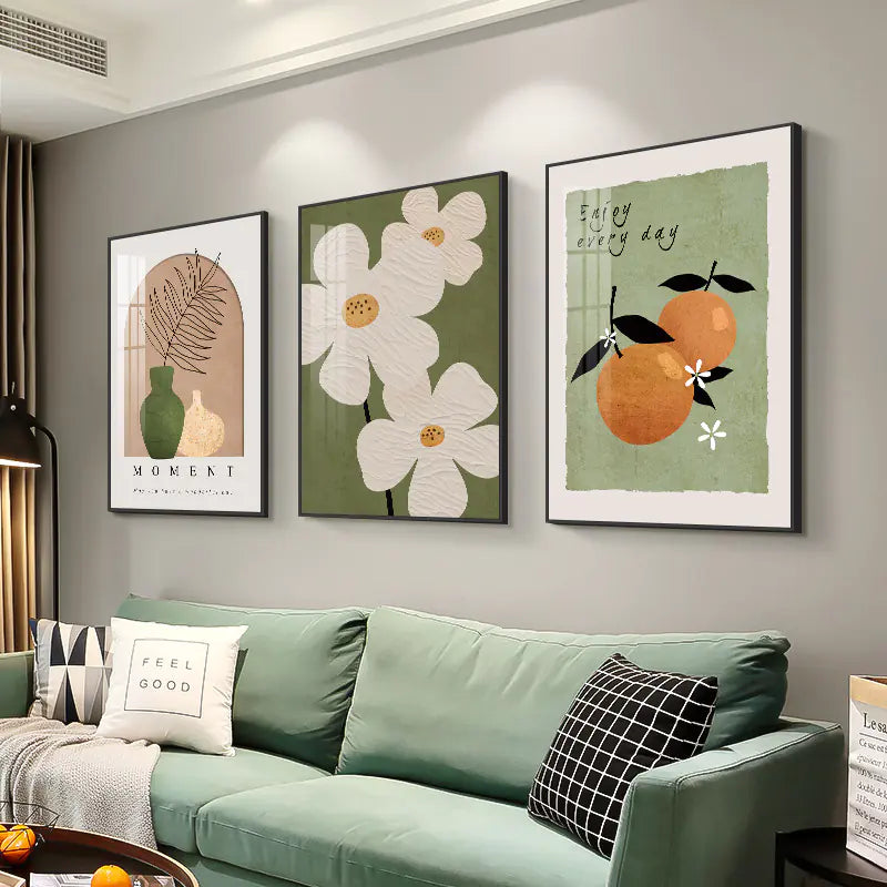 Triptych Canvas Wall Art for Home Decor
