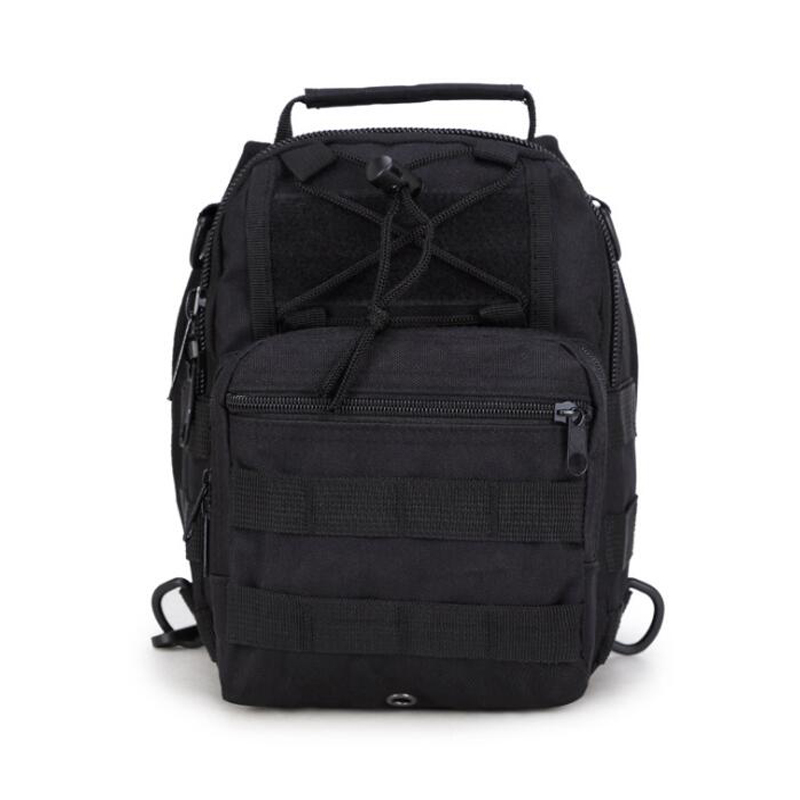 Men's Tactical Sling Backpack Molle Travel Chest Pack Water Resistant Outdoor Hiking Bag