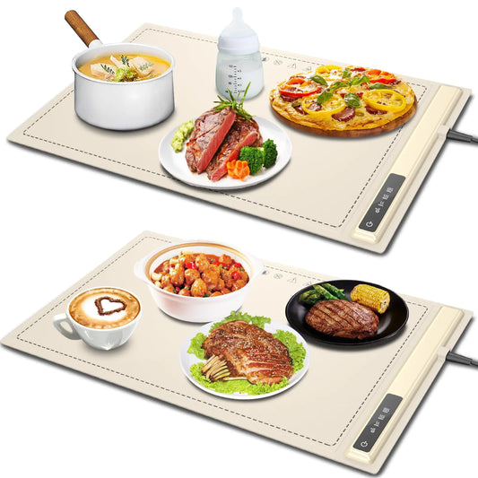 Electric Foldable Silicone Food Warming Tray