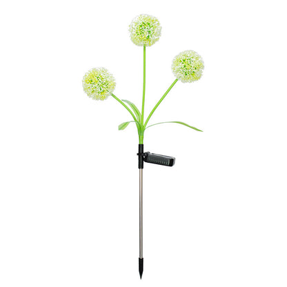 LED Solar Dandelion Garden Light Waterproof Outdoor Decorative Landscape Lamp