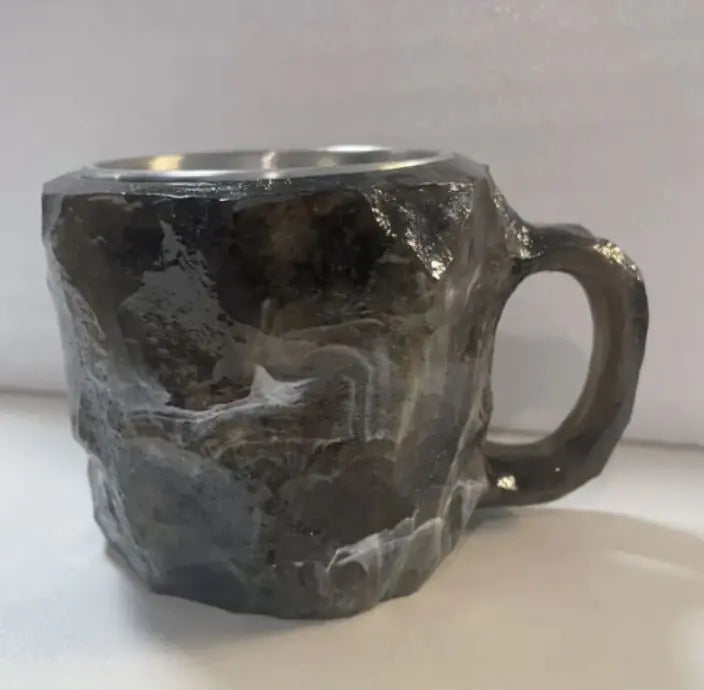 400ml Resin Crystal-Style Coffee Mug with Handle