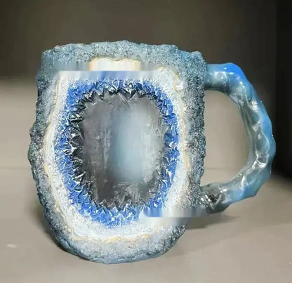 400ml Resin Crystal-Style Coffee Mug with Handle