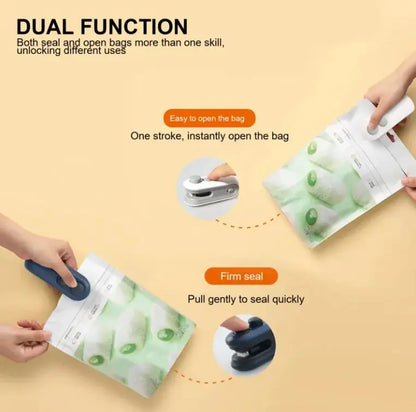 Portable USB Rechargeable Handheld Vacuum Sealer for Food Bags
