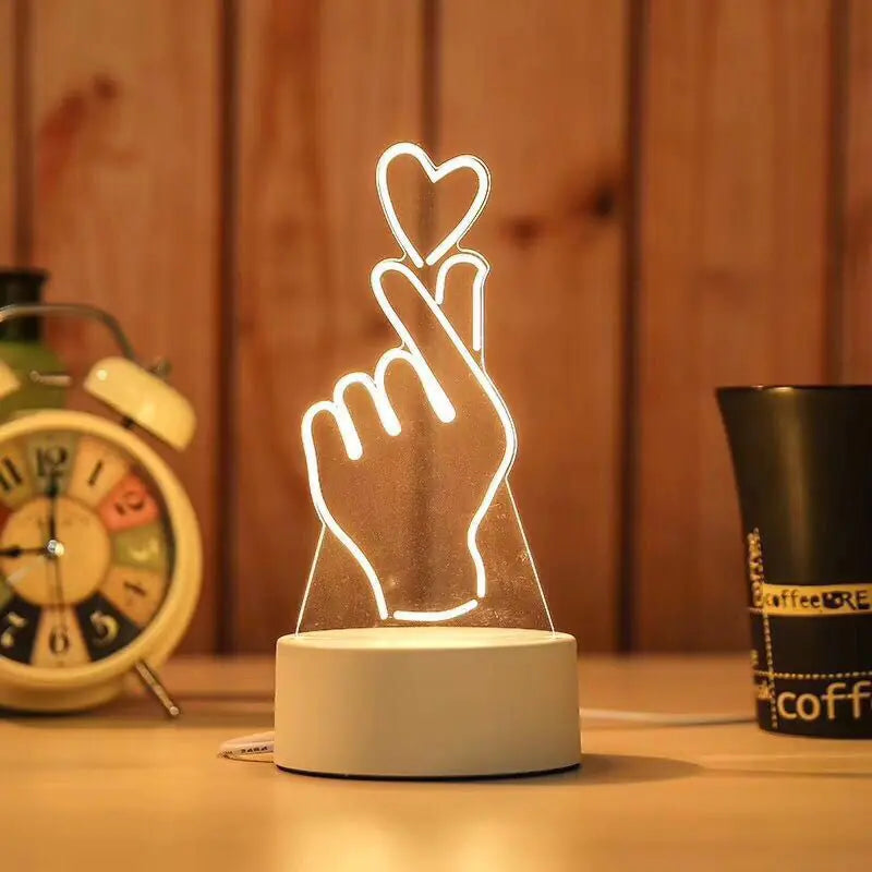 New 3D Switch Colorful Night Light for Smart Home