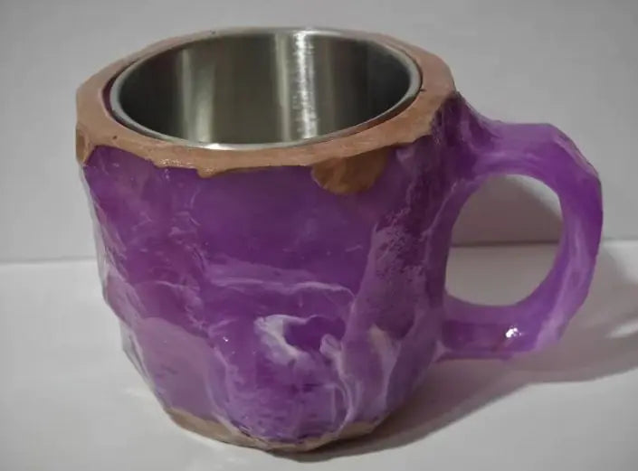 400ml Resin Crystal-Style Coffee Mug with Handle