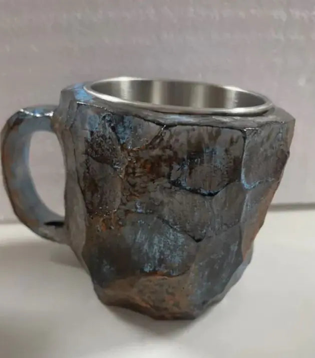 400ml Resin Crystal-Style Coffee Mug with Handle