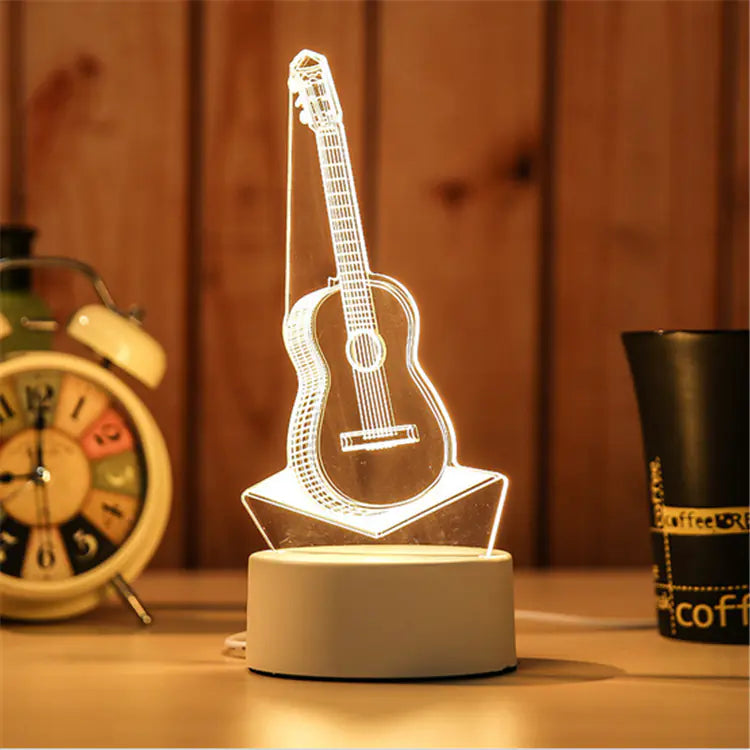 New 3D Switch Colorful Night Light for Smart Home