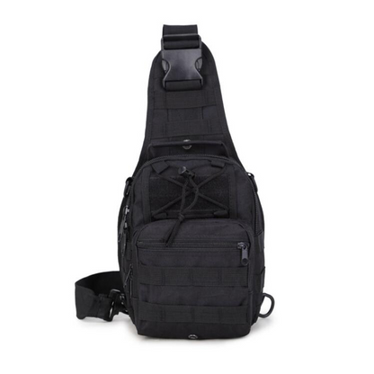 Men's Tactical Sling Backpack Molle Travel Chest Pack Water Resistant Outdoor Hiking Bag