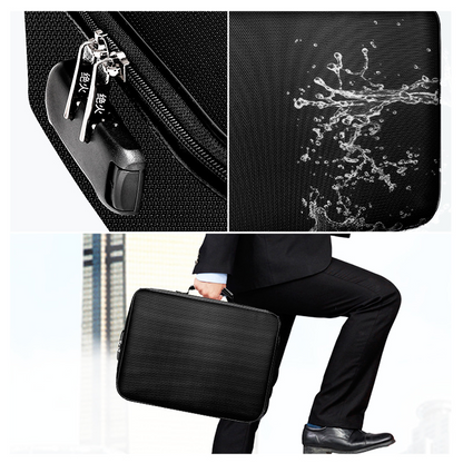 Fireproof Document Organizer Storage Bag for Passports Certificates and Important Records