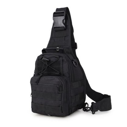 Men's Tactical Sling Backpack Molle Travel Chest Pack Water Resistant Outdoor Hiking Bag