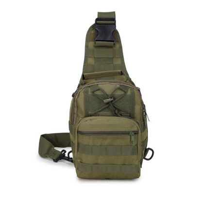 Men's Tactical Sling Backpack Molle Travel Chest Pack Water Resistant Outdoor Hiking Bag