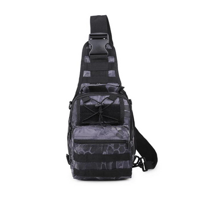 Men's Tactical Sling Backpack Molle Travel Chest Pack Water Resistant Outdoor Hiking Bag