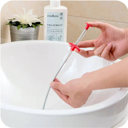 60cm Spring Drain Clog Remover for Kitchen & Bathroom Sinks