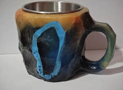 400ml Resin Crystal-Style Coffee Mug with Handle