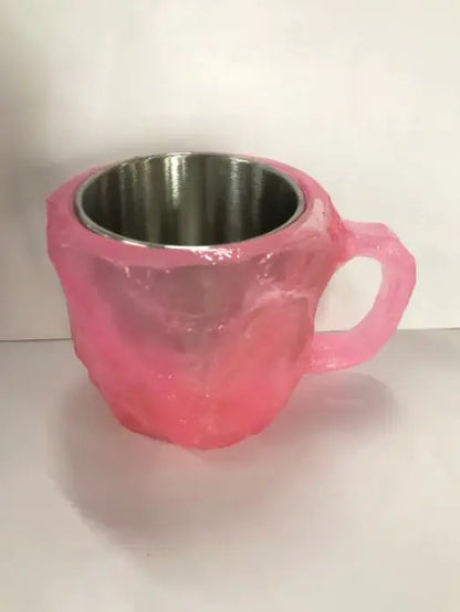 400ml Resin Crystal-Style Coffee Mug with Handle