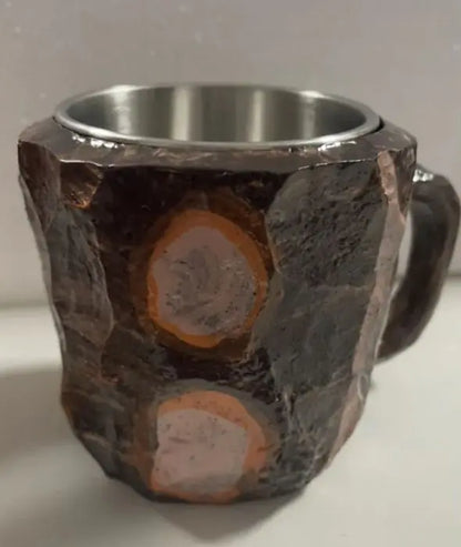 400ml Resin Crystal-Style Coffee Mug with Handle